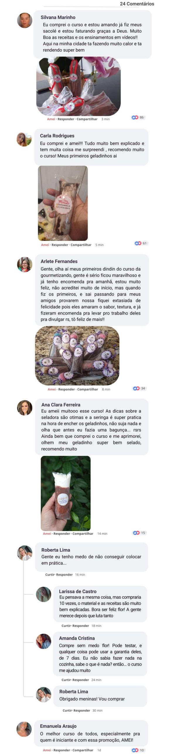 Feedback de aluna